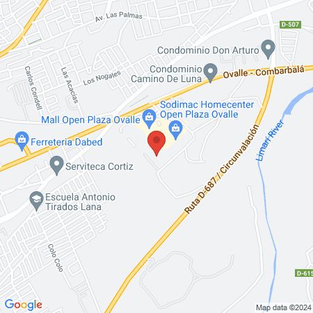 Sportlife Ovalle map