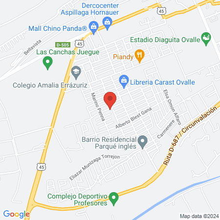 Centro Médico Dental Maxilus map