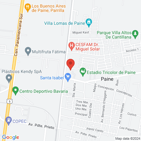 Centro Veterinario De Paine map