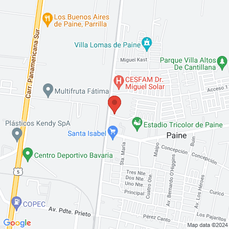 Clínica veterinaria dra vet map