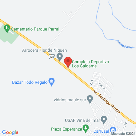 Complejo Deportivo Los Galdame map