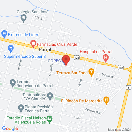 Clinica de Dialisis Parral map