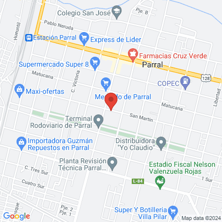 Clínica Veterinaria Parral map