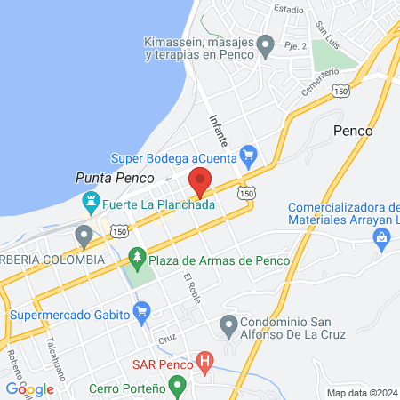 Centro de Salud Familiar Penco map