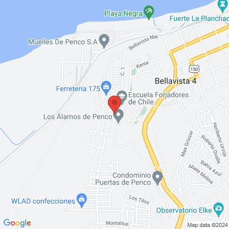 CECOSF Los Forjadores de Chile map