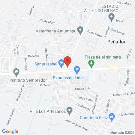 Salón de belleza unisex map