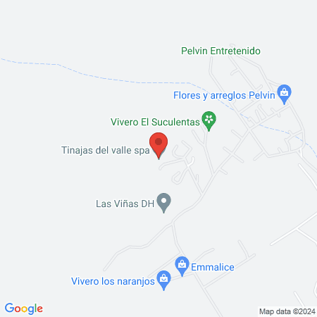 Tinajas del valle spa map