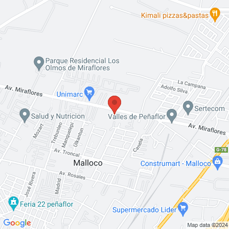 Gym Power Fitness Miraflores map