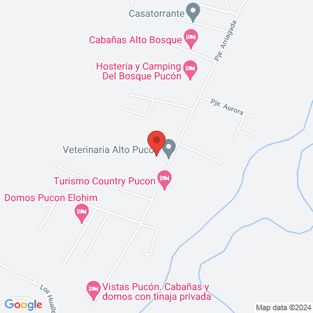 Hospital Veterinario Cordillera map