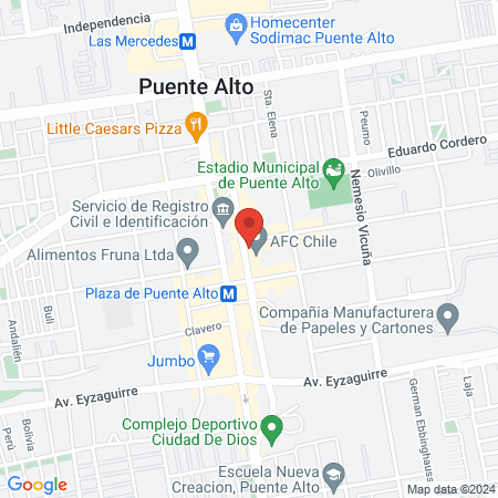 Peluquería y Barbería Estilo MyA, ubicada en Puente Alto map