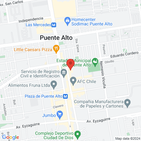 Clínica NúcleoSalud Puente Alto map