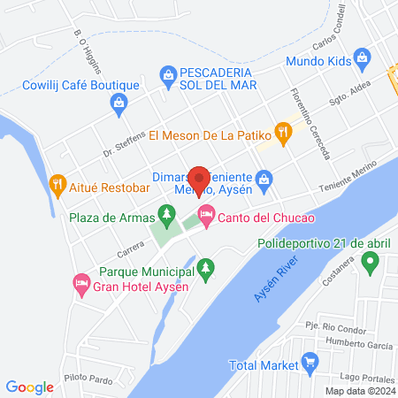 Gimnasio Liceo Raul Broussain Campino map