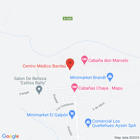 Centro Médico Bambú map