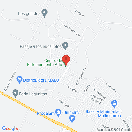 Centro de Entrenamiento Alfa map