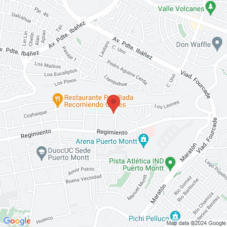 Hospital Clinico Veterinario del Lago map