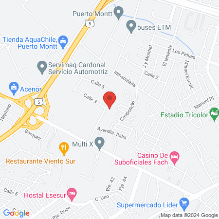 Veterquimica Pto Montt map