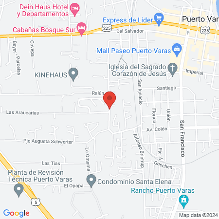 AeroYoga Puerto Varas map