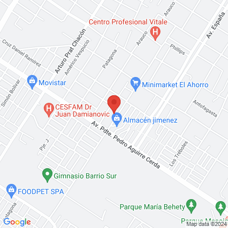 Nirvana Estética Integral map