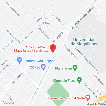 Cirugía Maxilofacial Magallanes map