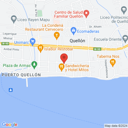 Centro deportivo Chiloé map