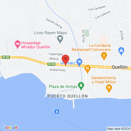 Ecografias Quellón map