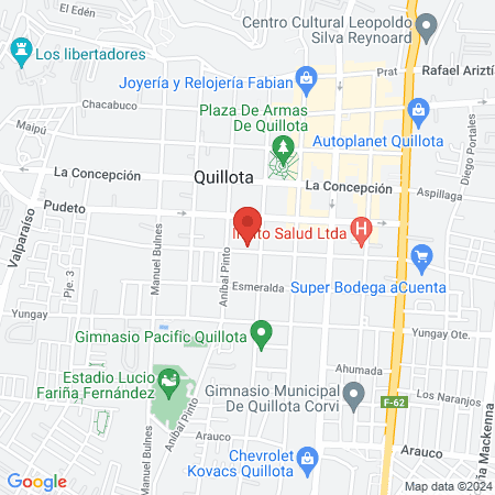 Centro Traumatologico Quillota map