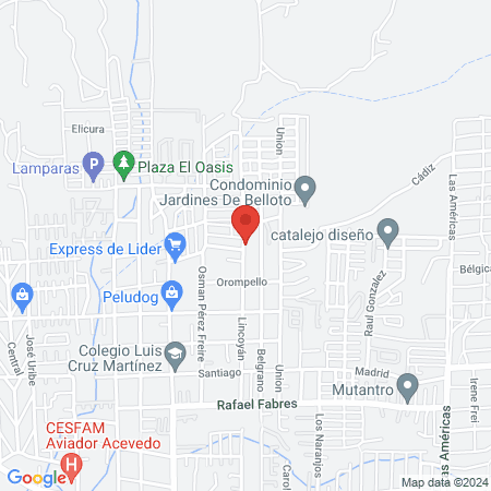 Bárbaros Quilpué barbershop map