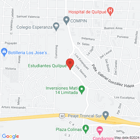 Estudiantes Quilpué map