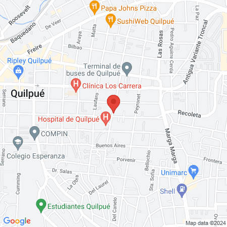 Escuela de Yoga Lasa Quilpué map