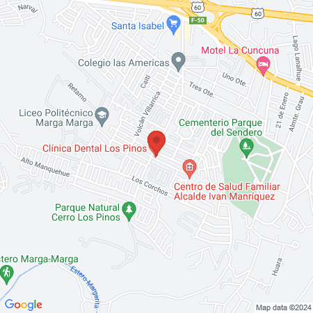 Clínica Dental Los Pinos map