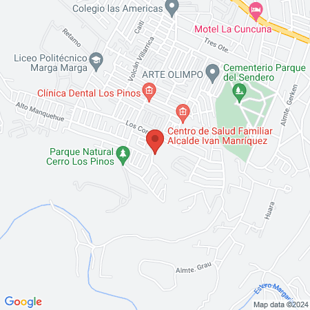 Clinica Veterinaria Los Pinos map