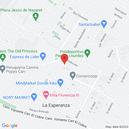 Barberia Espacio 90 map