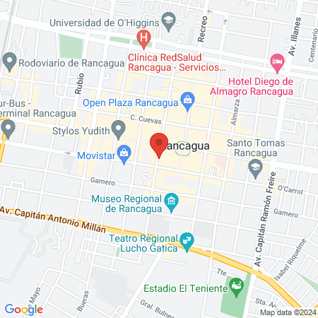 Comisión Médica Rancagua map
