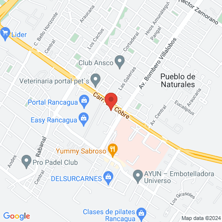 Clinica Dental Cumbre Rancagua map