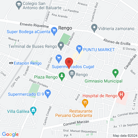 Casa Edén Rengo Centro de Estética map