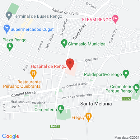 Hospital De Rengo map
