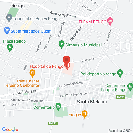 Hospital De Rengo Doctor Ricardo Valenzuela Sáez map