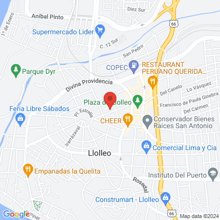 Veterinaria del Canelo map