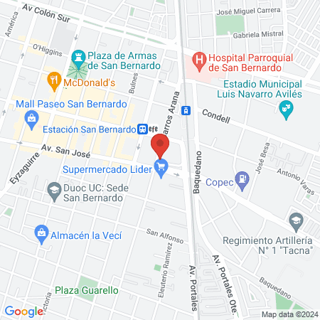 La tribu salón y barberia map