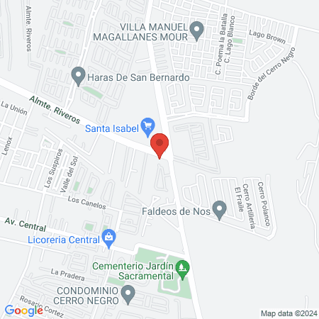 Salón de belleza tu espacio map