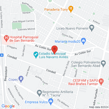 Polideportivo Alberto Larraguibel Morales map