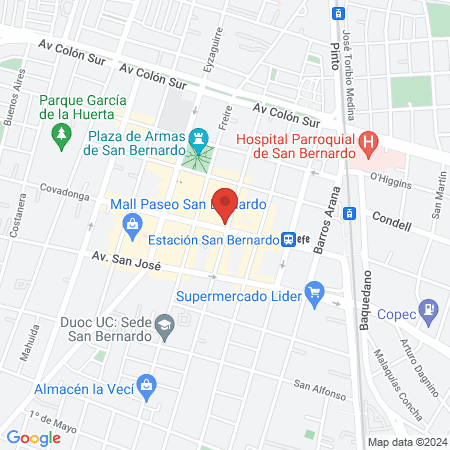 Clínica Berríos, Odontología, Láser y Medicina Estética map