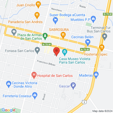 Equilibrio Natural Spa map