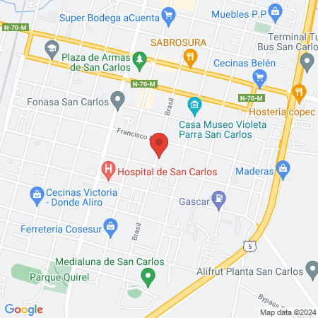 Centro Medico Akros map