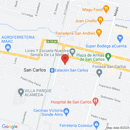 Centro Médico Dental San Carlos map