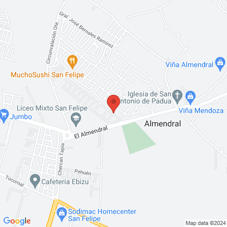 VF Salón de Belleza map