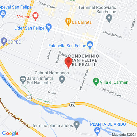 Centro Salud Mental Comunitaria San Felipe map
