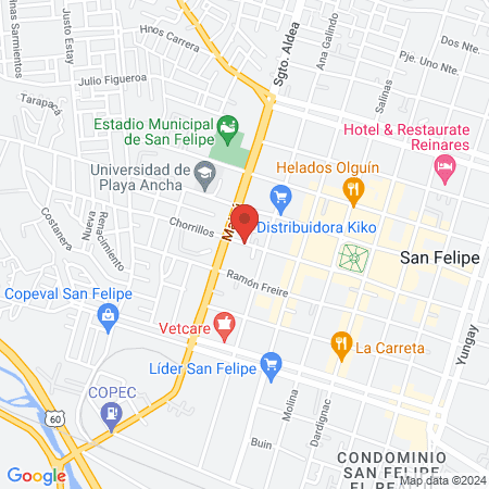 Centro Medico Integral Aconcagua map