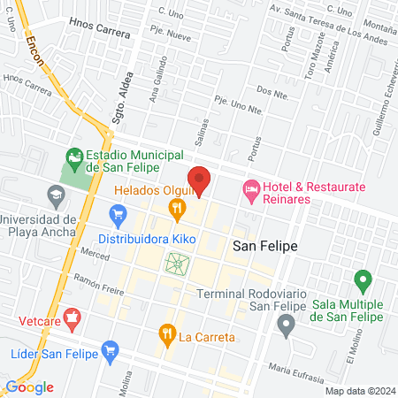 Aconcagua Salud Mental map