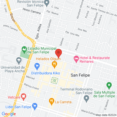 Vive+ Salud Aconcagua map